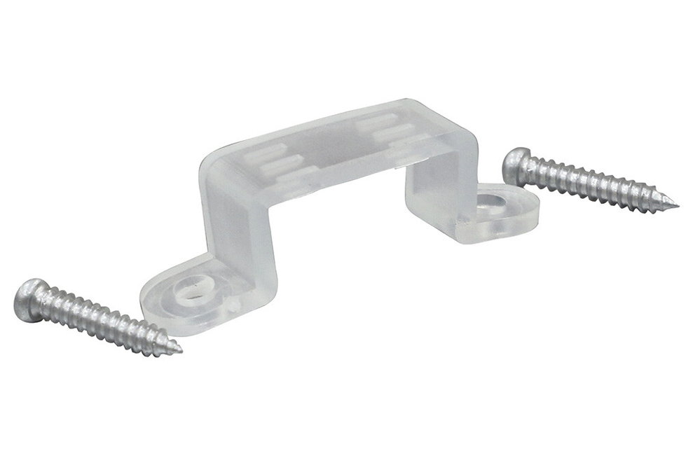 Montageclips für LED-Streifen, 100 Stück