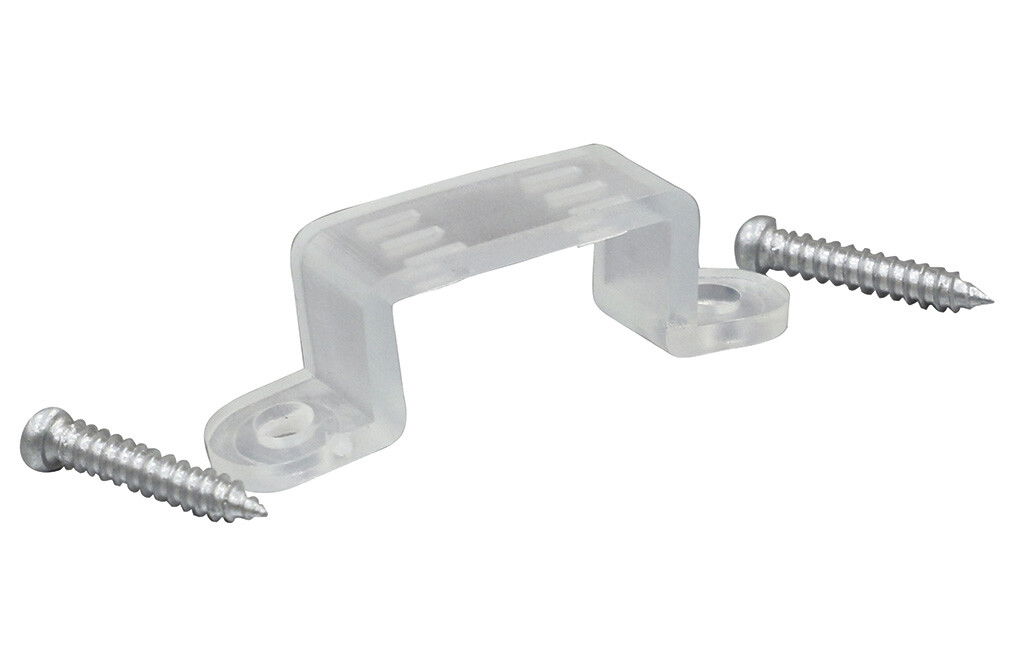 Montageclips für LED-Streifen, 100 Stück