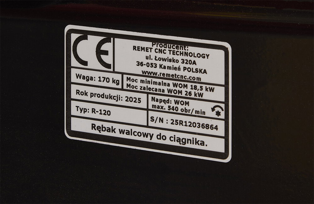 Holzhacker Modell R-120 PTO, Walzenhacker Traktor | Remet