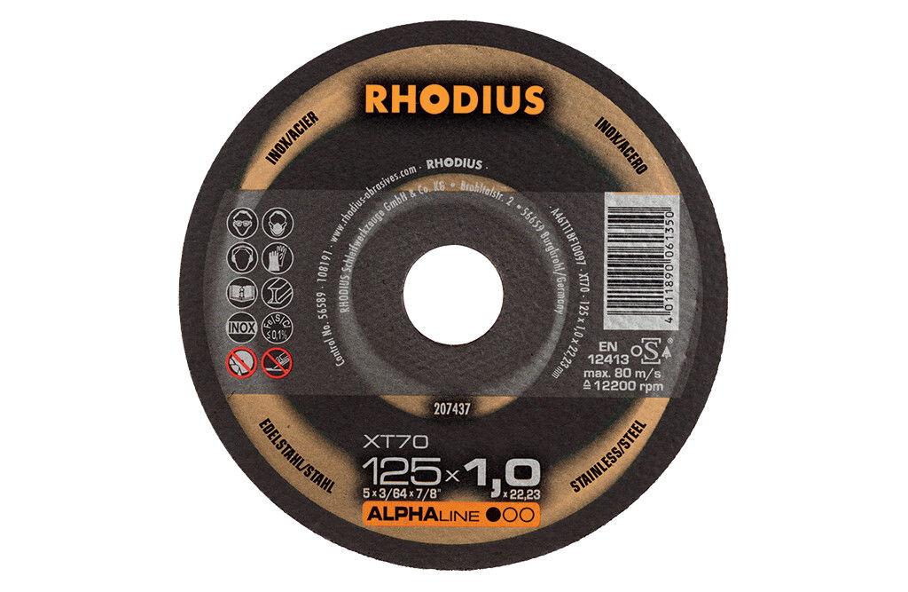 Trennscheiben, Rhodius