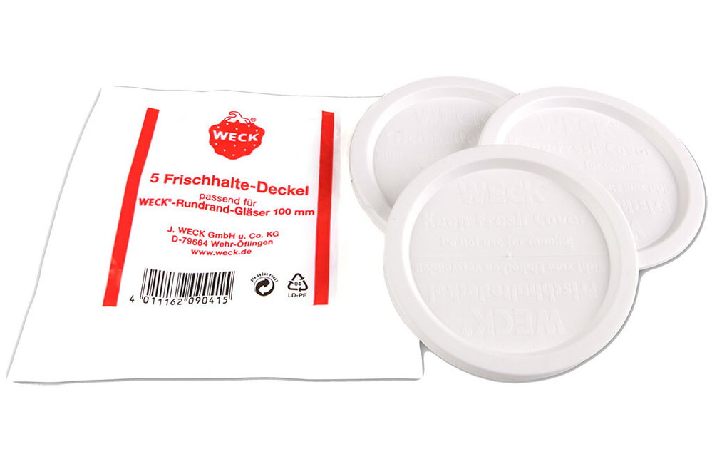Weck Keep Fresh Deckel, Ø100 mm - 5 Stück