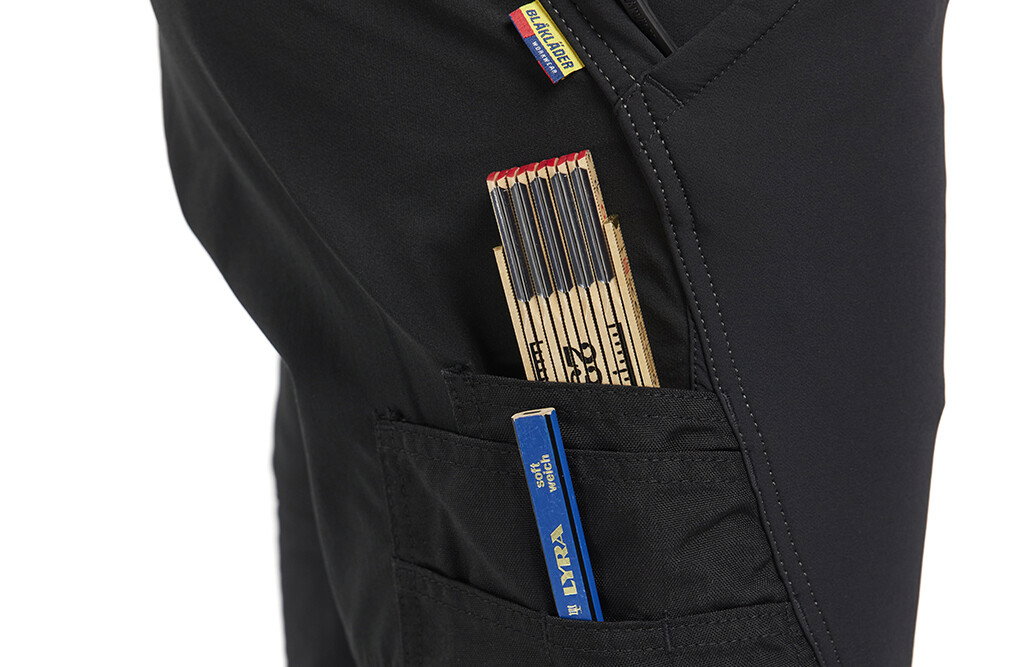 Blåkläder Stretch-Hose, Service, schwarz-grau - 4XL