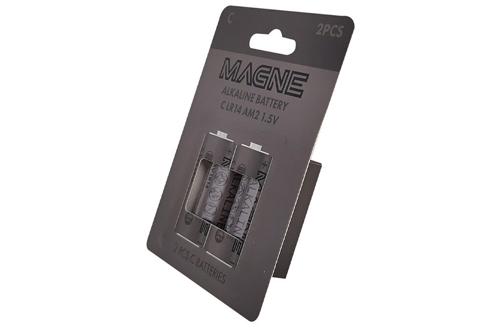 Magne Alkaline C-Batterien, 2 Stück