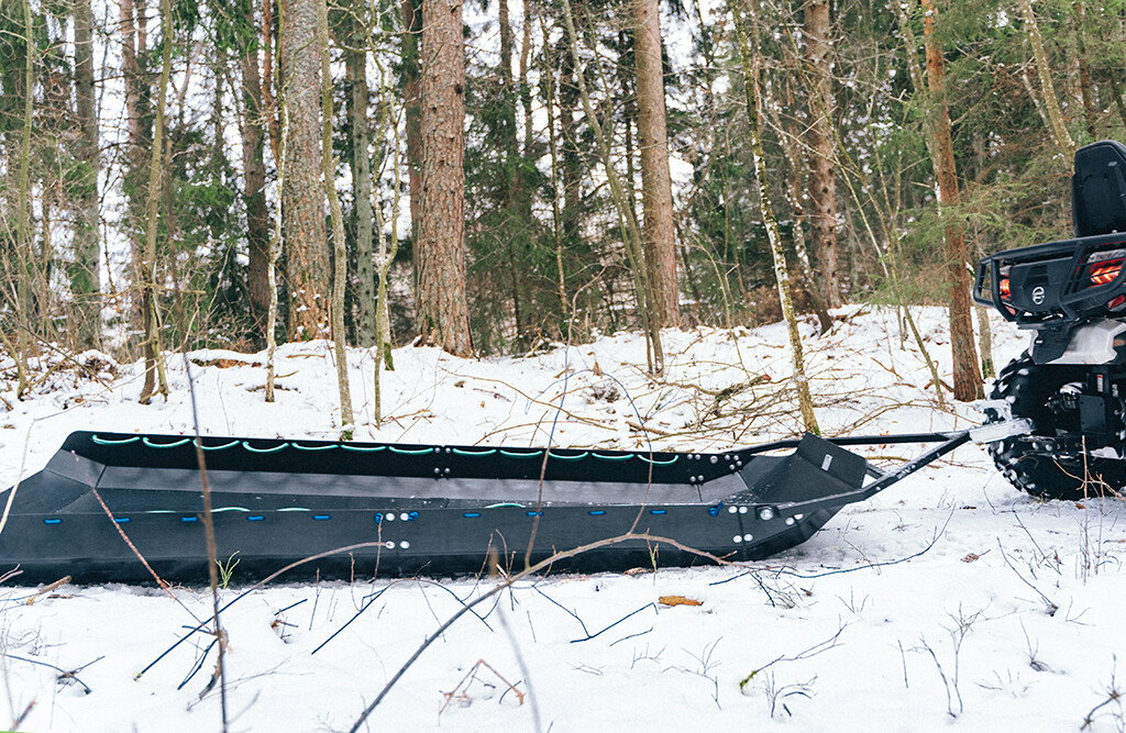 Transportschlitten für Quad & ATV, 290x120x20cm