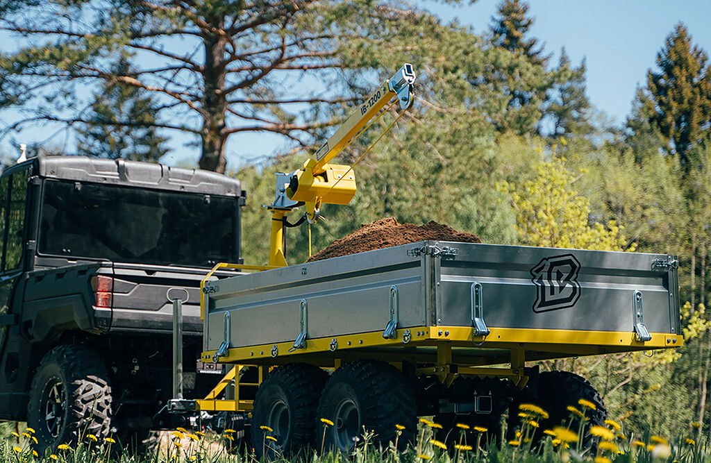 Bordwände für Rückewagen IB1200, 35cm Höhe