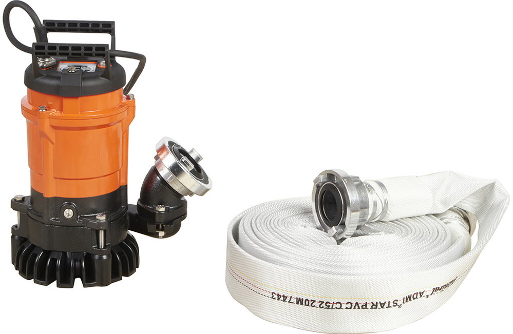Schmutzwasserpumpe, Tauchpumpe 230V, 15m Schlauch