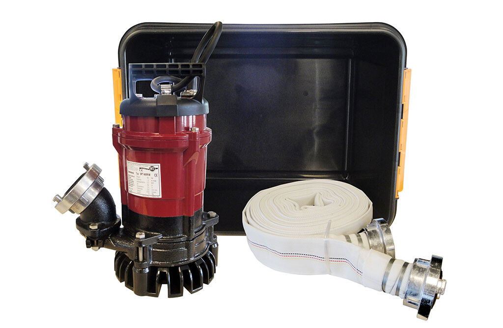 Schmutzwasserpumpe, Tauchpumpe 230V, 15m Schlauch