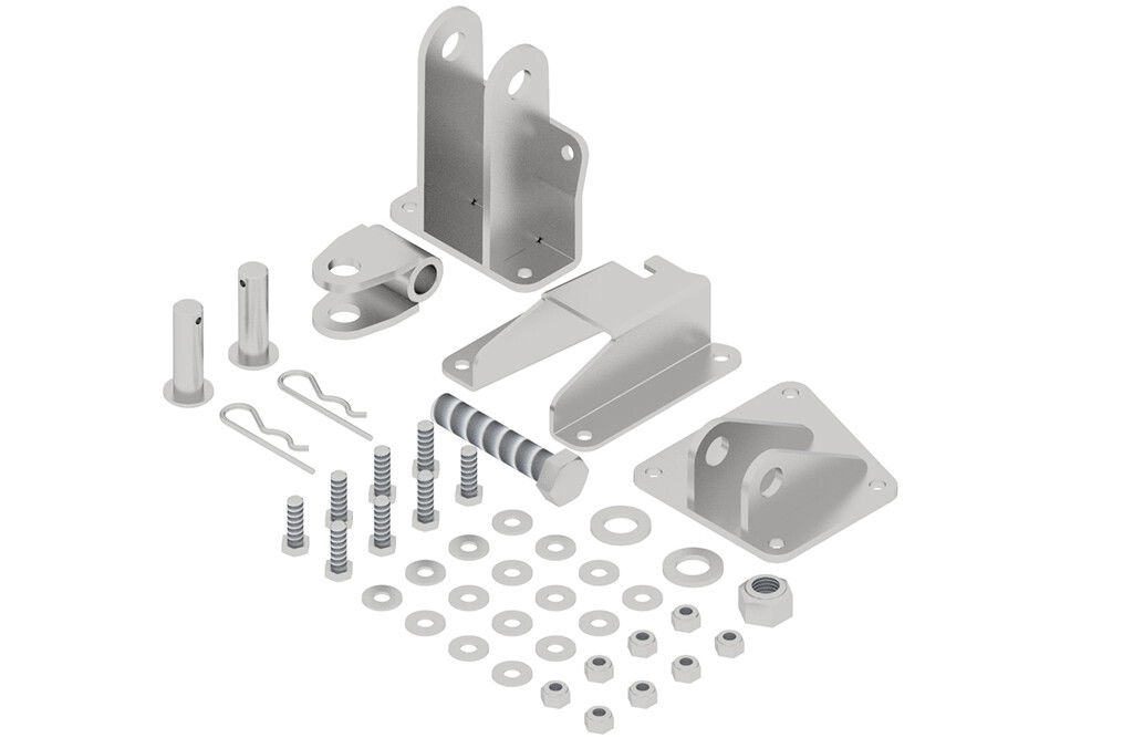 Montage-Set für Quad Schneepflüge