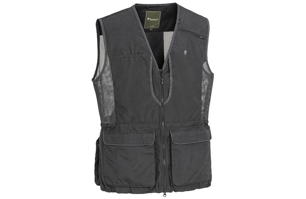 Pinewood Hundesportweste, Herren, schwarz und dunkelgrau, Dog Sports 2.0 - L