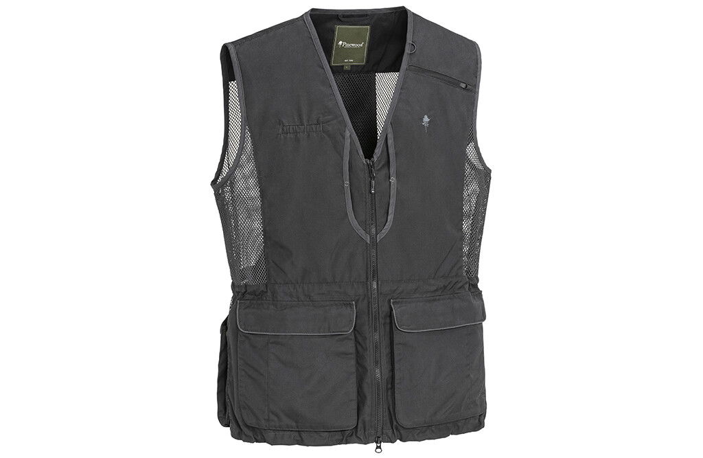 Pinewood Hundesportweste, Herren, schwarz und dunkelgrau, Dog Sports 2.0 - L