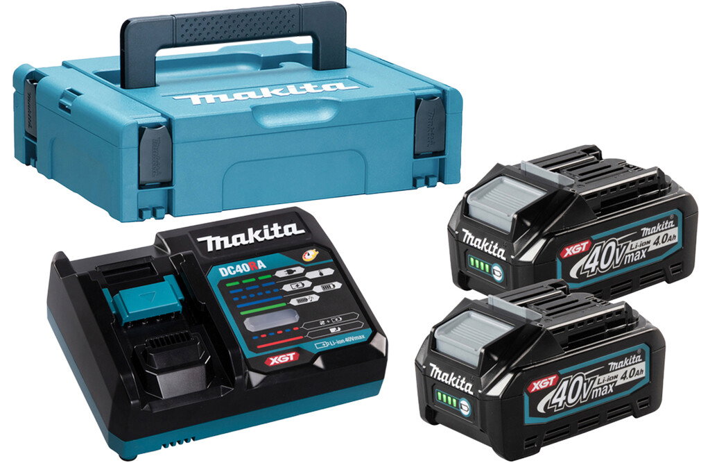 Makita 40V Schlagschrauber-Set, inkl. Akkus und Zusatzartikel