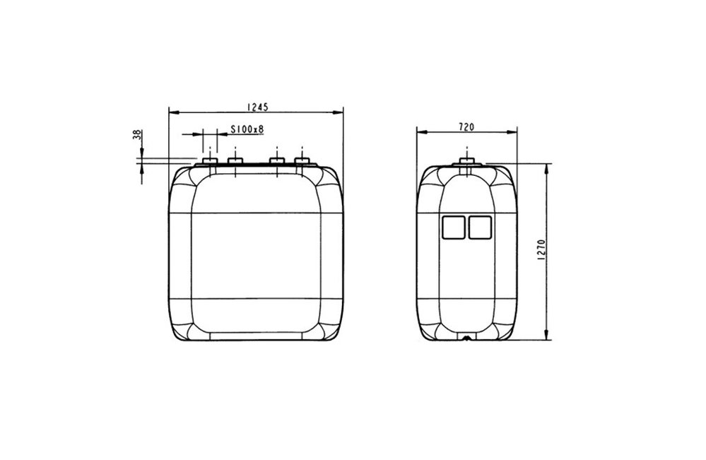 CEMO Einsteigerpaket UNI-Tank 1000l, 8683