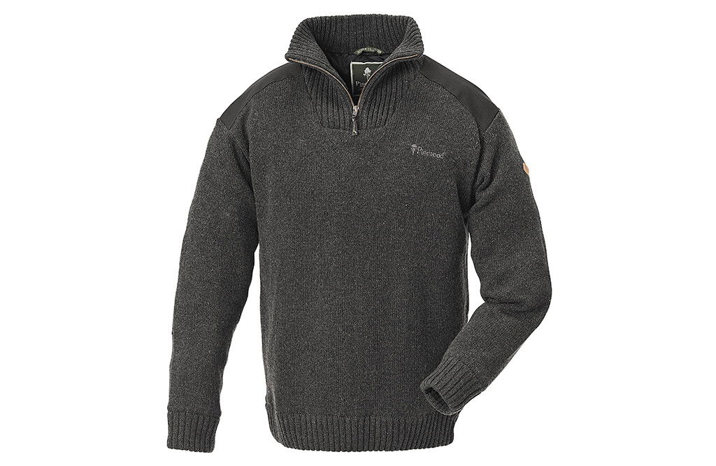 Pinewood Strickpullover, Herren, grau, Hurricane