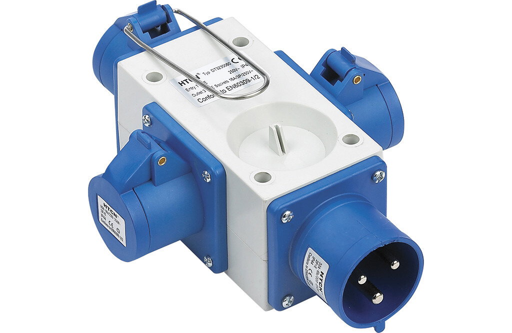 230V CEE-Verteiler, 3-polig, für 3 x 230V