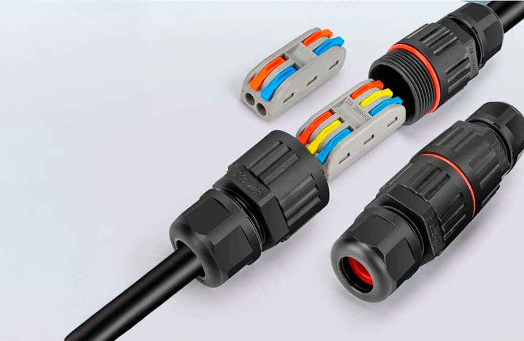 Abzweigdose für Lampen, schwarz