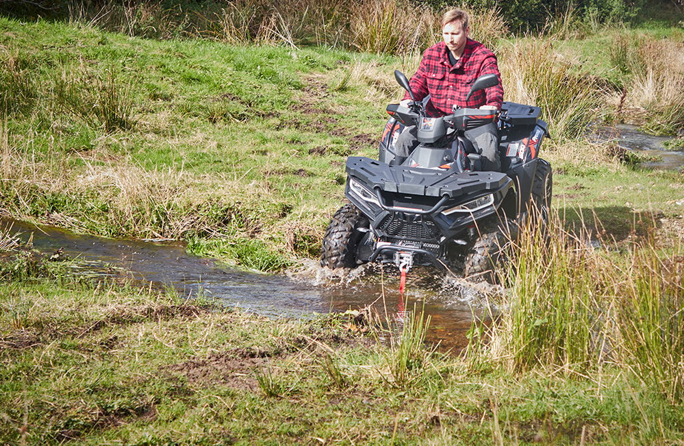 Linhai Promax Quad 500-2D EFI 4x4, T3b Straßenzulassung
