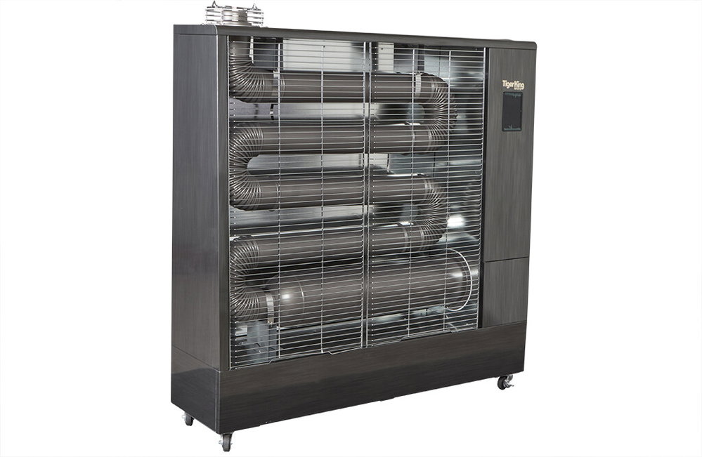 Tiger King Diesel Infrarotheizung TKH-190 22 kW | 3.300 m³, LED-Touch-Display