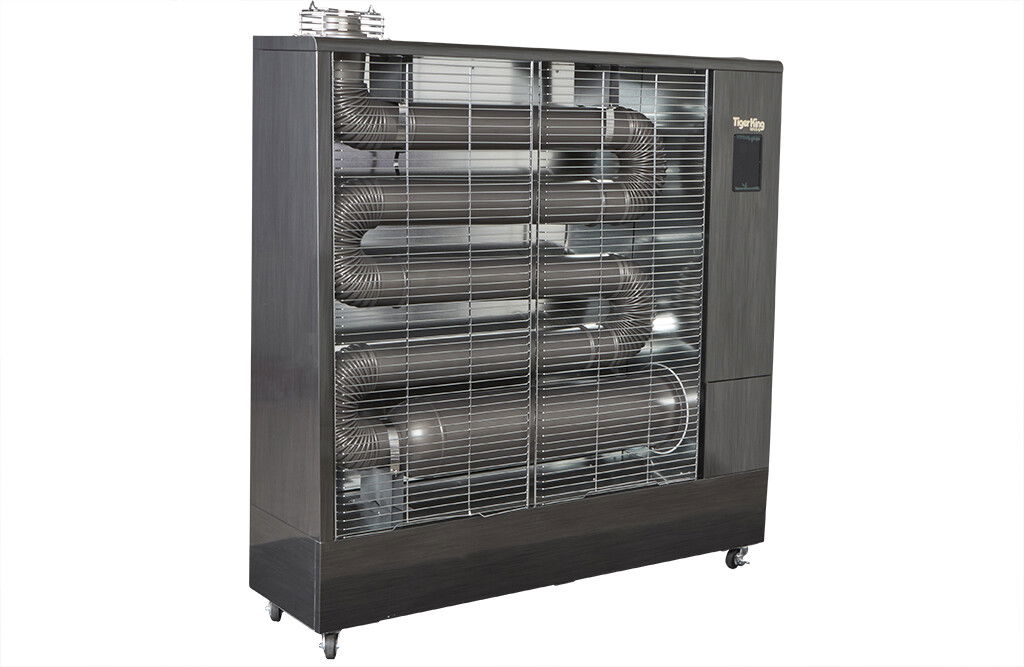 Diesel Infrarotheizung 22 kW, für bis zu 3.300 m³, LED-Touch-Display