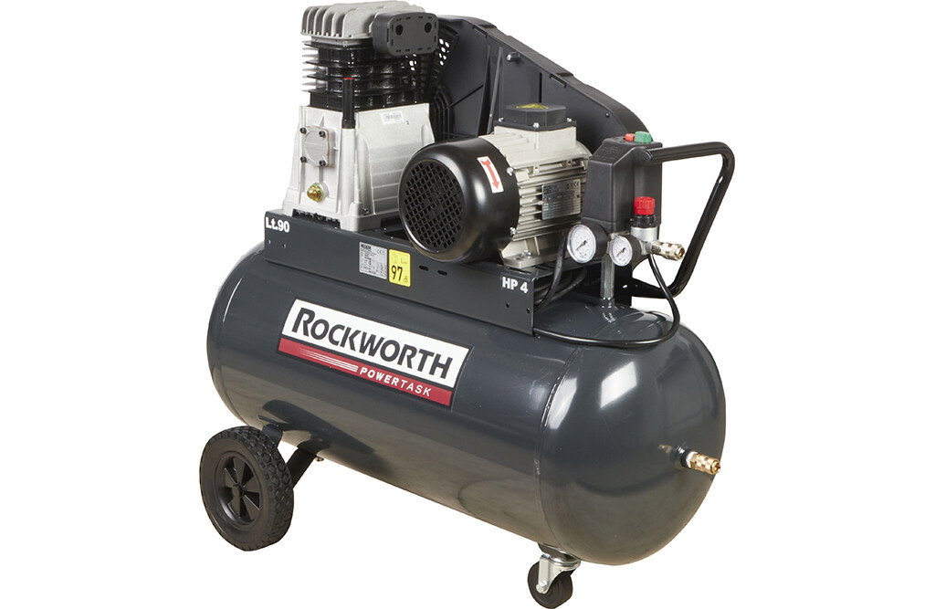 Rockworth Druckluftkompressor, 4 PS 90 Liter