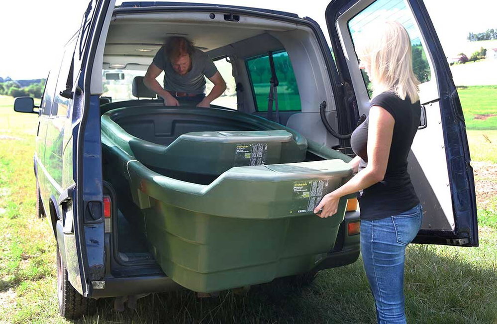 Weidetränke 1000 Liter mit Ablauf | KERBL
