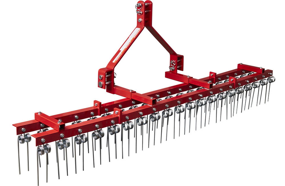 Rechen für Traktor 232cm, Hofegge, Traktorrechen mit 3-Punkt Aufnahme