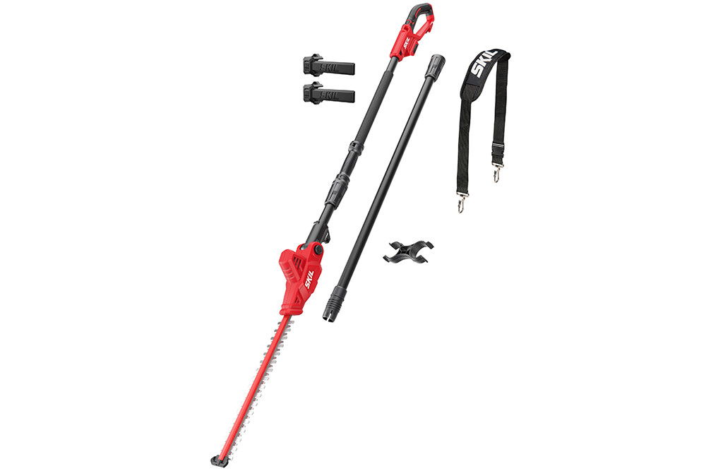 SKIL 0640 CA Akku Teleskop-Heckenschere 20 V, 45 cm, bis 3 m Reichweite