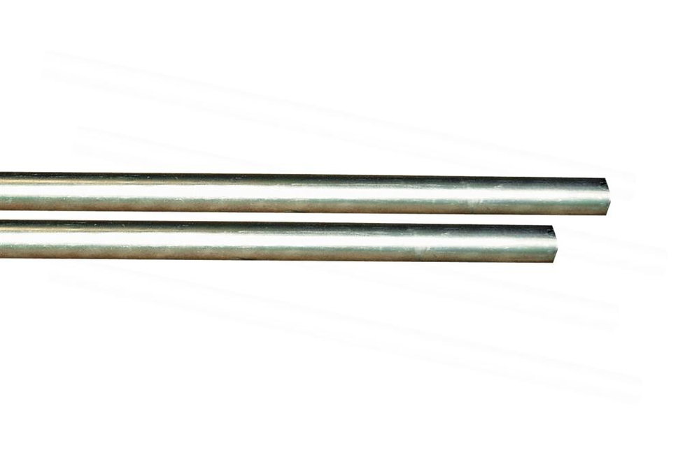 Hochdruckrohr - 6 Meter Länge, weiß Chrom