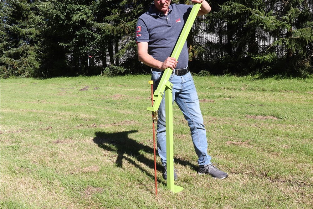 Pfostenzieher Pfahlzieher mit 120cm Kette