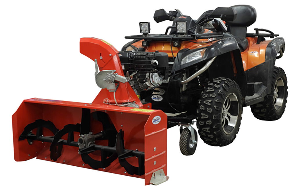 Schneefräse für Quad & ATV 125 cm, 14 PS, Elektrostart