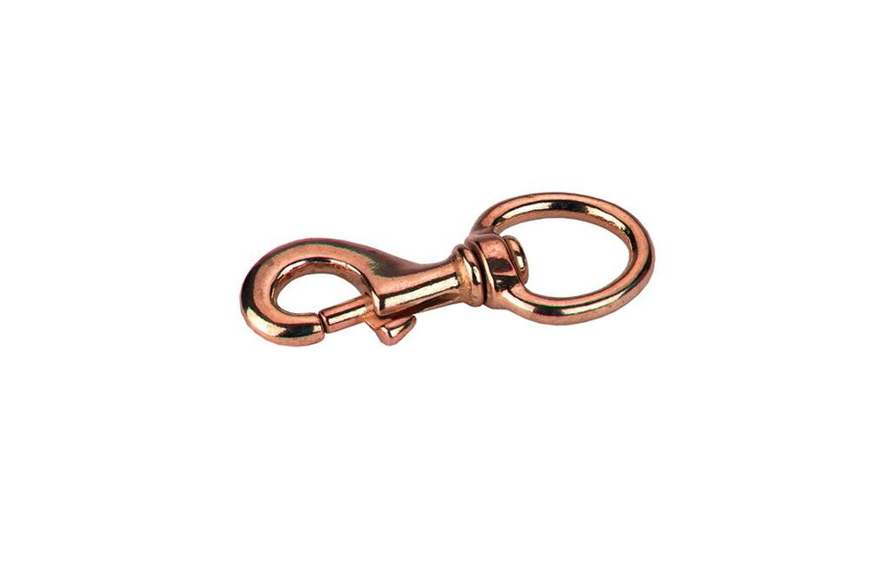 Karabinerhaken, Messing