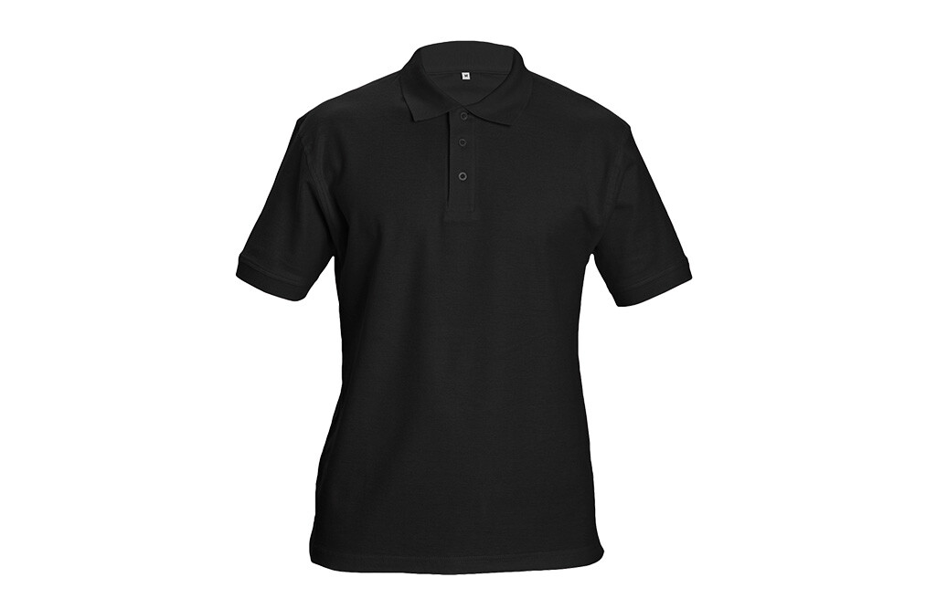 Poloshirt, schwarz