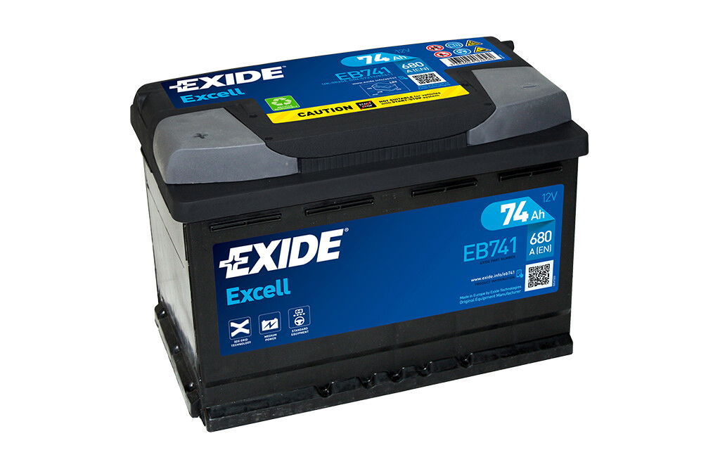 Exide Excell EB741 Traktorbatterie 12V 74Ah