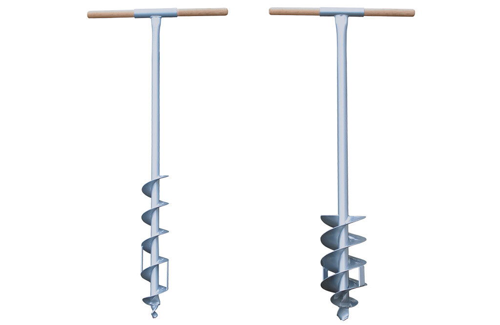 Erdbohrer mit langer Schnecke - 70 mm