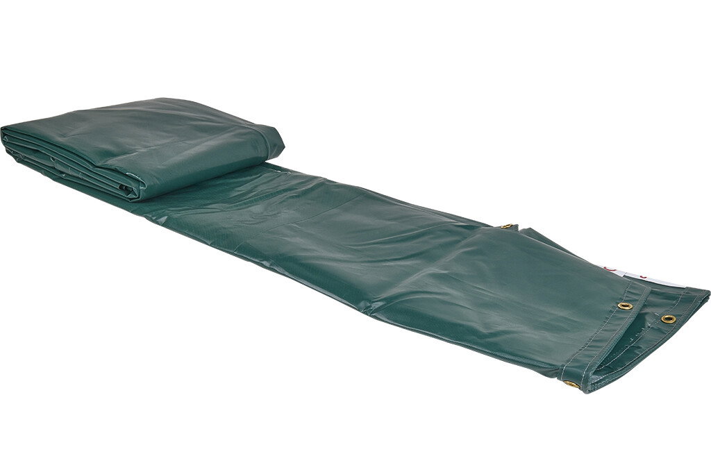 Zeltplane, PVC, Hinten
