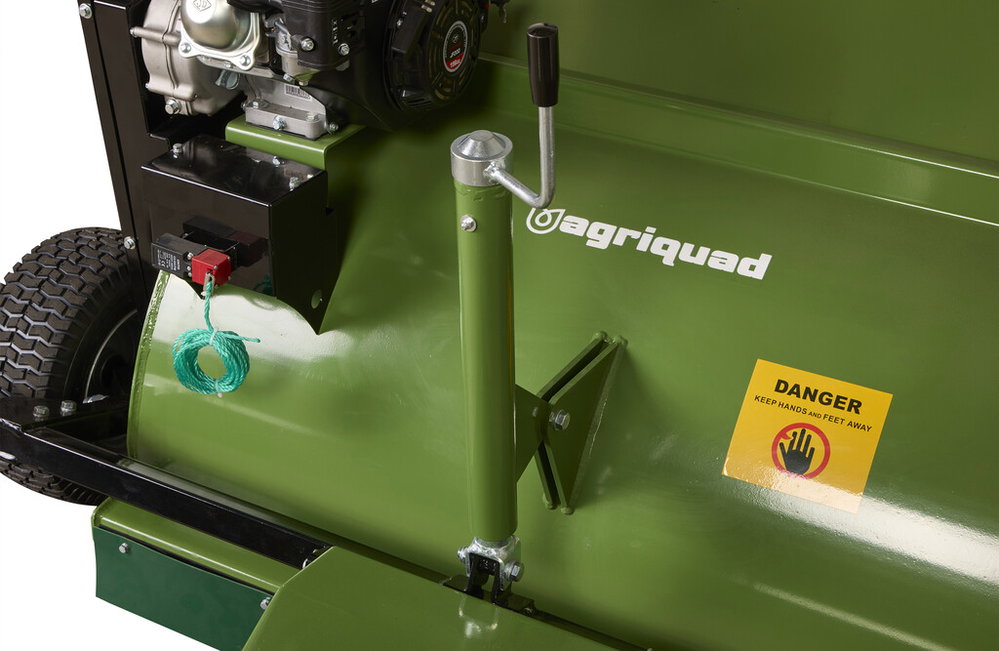 Rasenkehrmaschine & Pferdeäpfelsammler, 120 cm | Agriquad