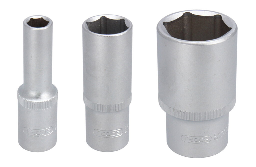Tecos Lange Stecknuss Sechskant 1/2"