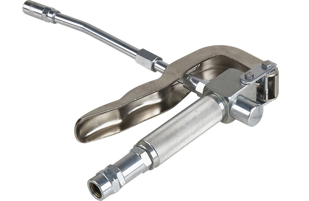 Fettpistole mit Schlauch und Rohr