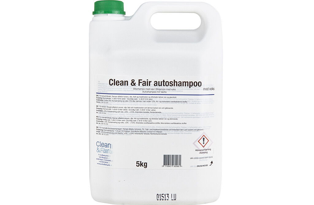 Clean&Fair Autoshampoo, 5 Liter
