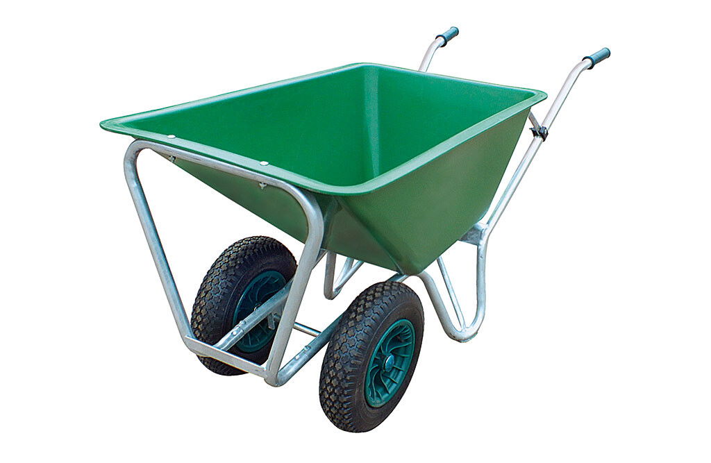 Schubkarre 160 Liter, grün