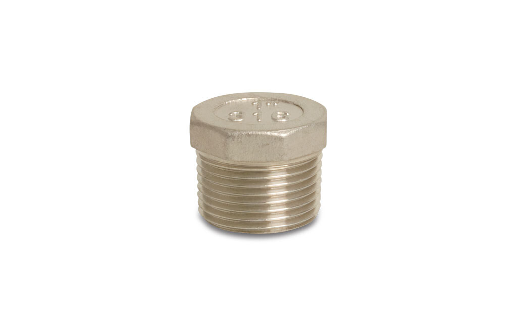 Rostfreier Stopfen, 1/2"