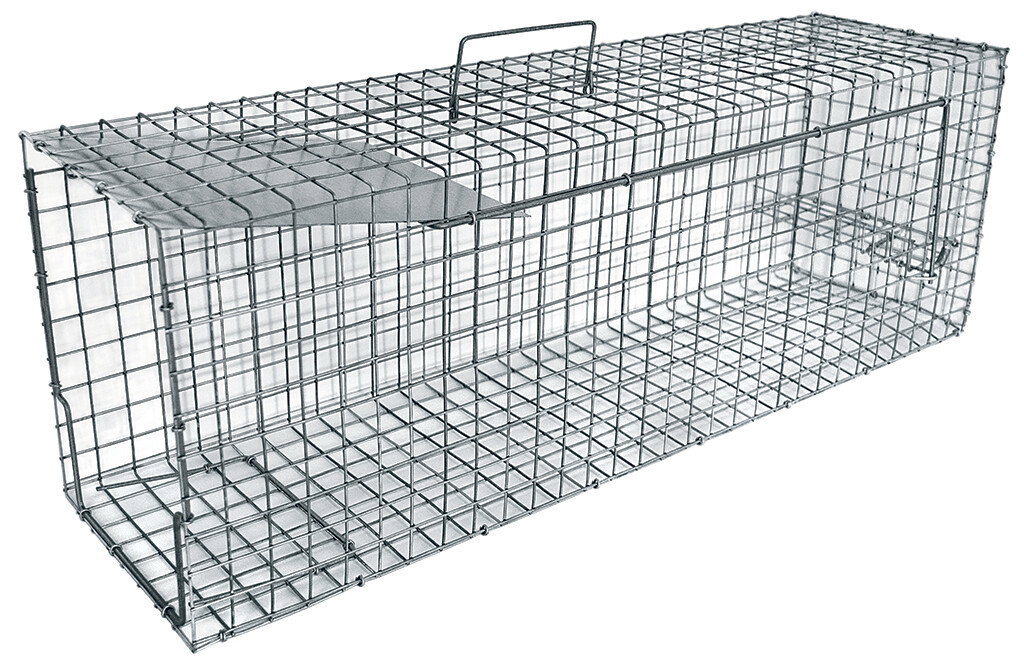 Lebendfalle Marder aus verzinktem Draht, 77x21x26cm