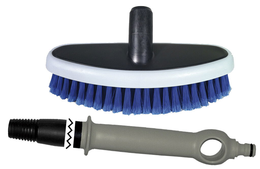 Waschbürste mit Wasseranschluss, 150cm Stiel