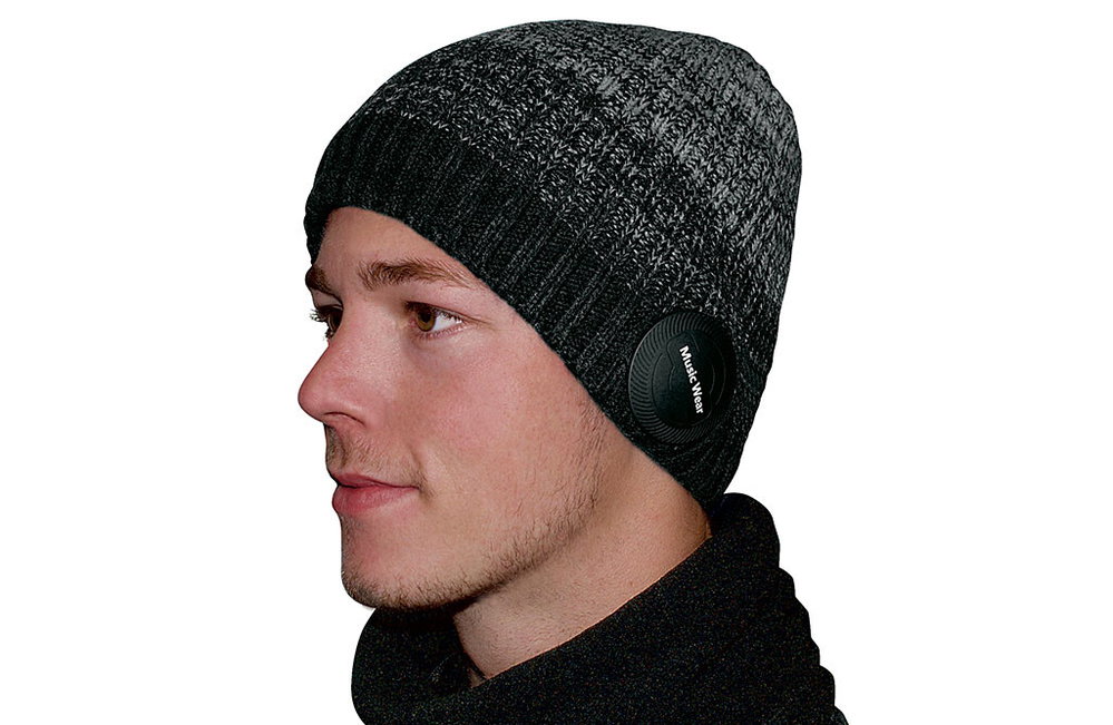 Strickmütze m/Bluetooth