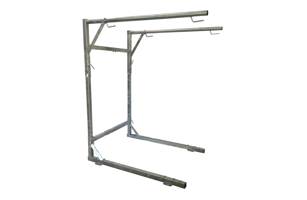 Big Bag Gestell, mit Palettenzugang, verstellbar