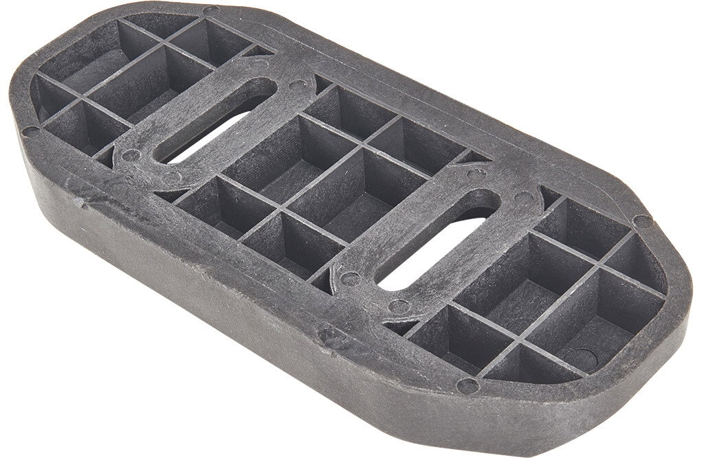 Gleitschuhe, Kunststoffteil