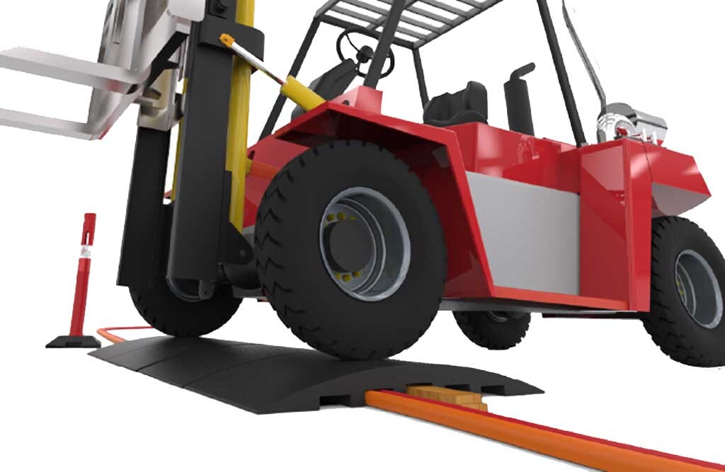 Kabelbrücke m/3 Kanälen