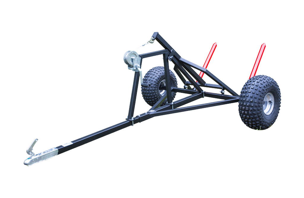 Ballenanhänger für Quad ATV, Heuballenanhänger 600 kg