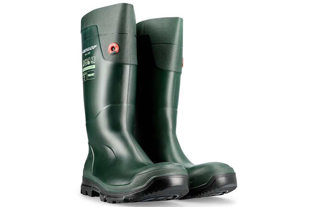 Dunlop PU Sicherheitsgummistiefel, Terra Pro, 44