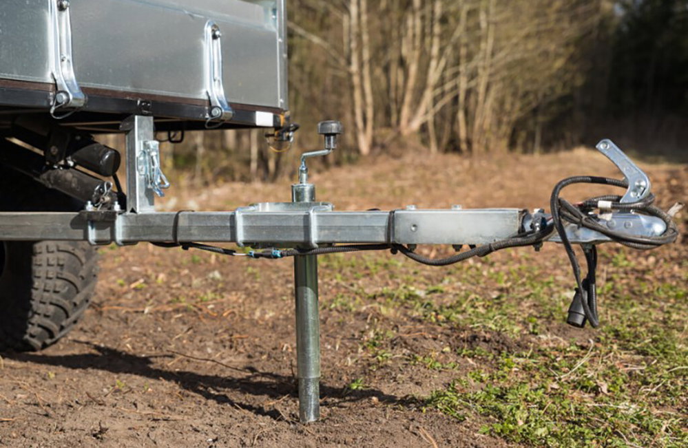 Stützbein für Rückewagen IB1200, höhenverstellbar