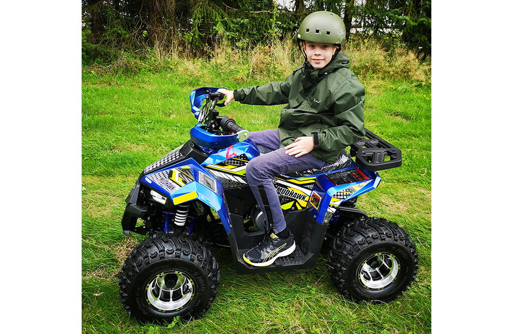 Kinderquad Mudhawk 110cm³, blau